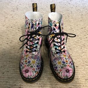 Dr. Martens Floral Boots